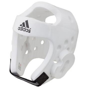 adidas Martial Arts Dipped Foam Head Guard WT Taekwondo-Protector de Cabeza de Espuma para Artes Marciales, Unisex Adulto, Rojo, Small