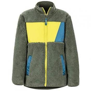 Marmot Boy's Roland Fleece Chaqueta, Niños, Crocodile/Citronelle, Medium