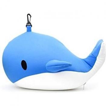 Kikkerlandzballena con cremallera y funda de almohada poliester azul