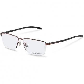 Porsche Design P8399 C Men's Eyeglasses Brown Size 57 - Frame Only with Blue Light Block Available