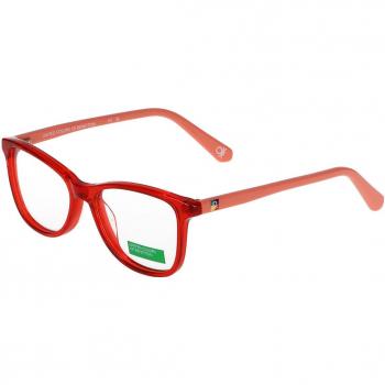 United Colors of Benetton 2019 228 Armazones y Lentes Recetados para Mujer Rojas