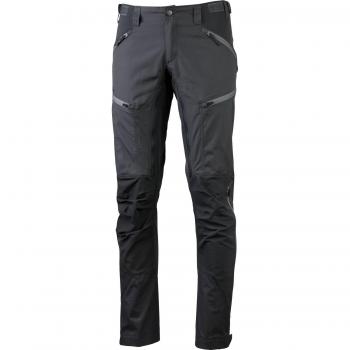 Lundhags Makke Men's Stretch-Hybrid Trekking Pants with Ventilation Slits - Grey Size 50