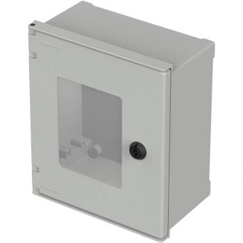 Bopla Caja de pared Polysafe de Poliéster Reforzado con Fibra de Vidrio Gris claro, 300 x 250 x 140mm, IP66