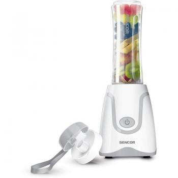 Batidora de Vaso Sencor SBL 2110WH - Smoothie Maker 500 W, 0.6 L, Color Blanco