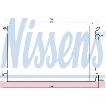 Condensador de aire acondicionado NISSENS 94852 sin secador de aluminio para OPEL Vectra C Berlina, CC, Caravan, compatible con refrigerante R 134a
