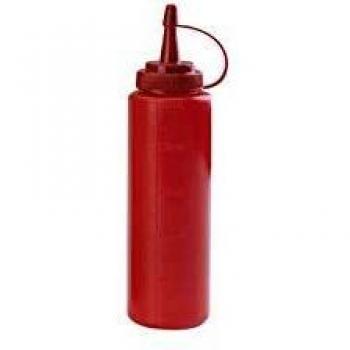Lacor 61925R - Botella biberón, 250 ml, color rojo