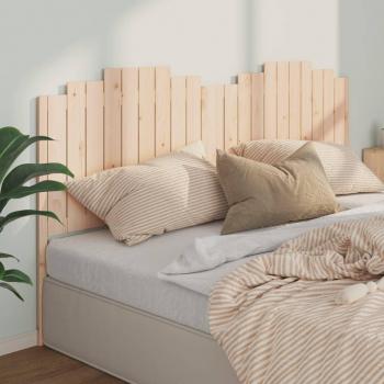 Cabecero de cama 206x4x110 cm en madera maciza de pino