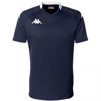 Kappa Camiseta de Manga Corta Bemi - Jersey de rugby, color marino, talla XXL