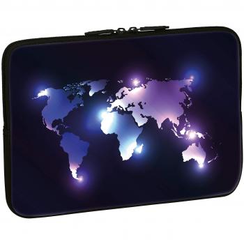 Funda Neopreno para Portátil de 17,3'' - 43,9 cm. Diseño Dark World