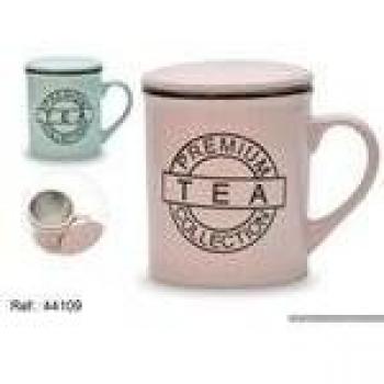 TAZA INFUSION C/FILTRO ARTE REGAL