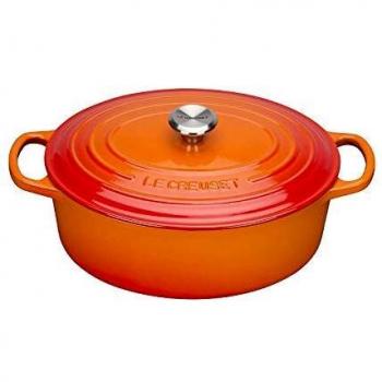 Le Creuset Signature Oval Dutch Oven 7.5L 33cm Volcanic Orange