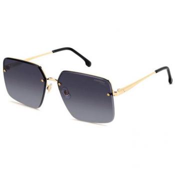 Gafas de Sol Carrera 3044/S para Mujer, Cuadradas, Metálicas, Color Amarillo con Sombras Negras y Grises, Tamaño 61 MM