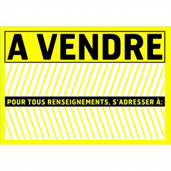 Chapuis PSR2 - Cartel adhesivo de PVC con texto 'À vendre'