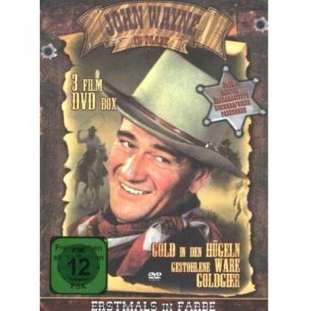 John Wayne in Farbe - 3 Film DVD Holzbox [Alemania]