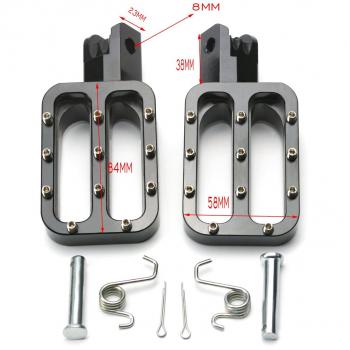 CNC Foot Pegs rests pedales para Honda KTM Yamaha Suzuki Kawasaki
