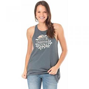 Burton W WB Carta Tank - Camiseta de Tirantes para Mujer, Talla S, Color Gris Oscuro