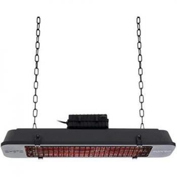 Sunred Estufa Patio Rosa Oro 2500 W Negro Calefactor Exterior Jardín Porche