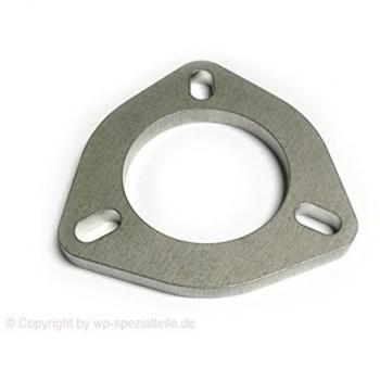 Universal Cat sudor Brida 60 mm Conector Acero Inoxidable Catalizador Pantalones Tubo de escape Turbo Conexión Brida 3 agujeros