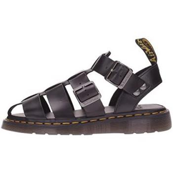 Dr. Martens Garin Brando Black Leather Fisherman Sandals EU 45