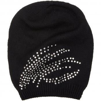 Eisbär gorro Sabine Crystal, de color negro, talla única, 25022