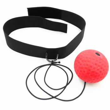 RUNACC Reflex Boxing Ball Portable Practice Punch Ball Practical Fight Ball Lightweight Reflex Reaction Speed Balls, Suitable for Boxing, Punching and Training Speed, Red
