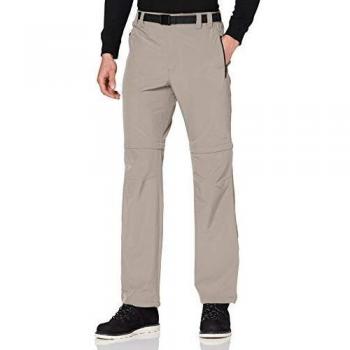 CMP Men's Zip Off Outdoor Trousers - Grey Regular Fit