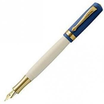 Pluma Fuente Kaweco Student 50's Rock Punta Media Azul Importada