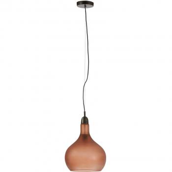 Kavehome Lámpara de techo Wolen, marrón