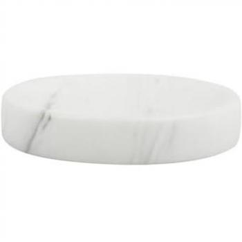 Jabonera de Mármol Blanca Spirella Sana 12 cm