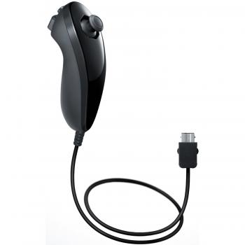Mando Nunchuck inalámbrico para consola Nintendo Wii - Negro