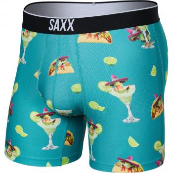 Saxx - Bóxer de hombre Volt Breathable Mesh Saxx azul verde tamaño L
