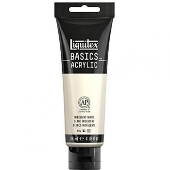 Liquitex Basic Acrylic - Tubo de Pintura Acrílica, 118 ML, Blanco