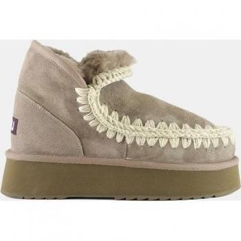Mou Mini Eskimo Platform Winter Boots for Women, Gray, Size 10 US