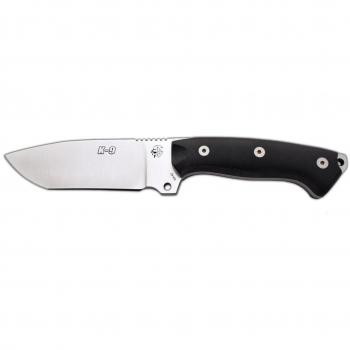 Cuchillo de Supervivencia K-9 J&V con mango G-10 negro, hoja de 13.1 cms y Funda Kydex incluida