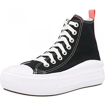 Converse Chuck Taylor All Star Move Hi Black Platform Sneakers