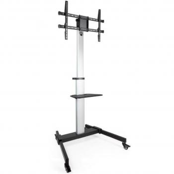 TooQ FS1886M-B Soporte de Suelo con Ruedas para Pantalla 37-86 Aluminio