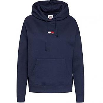 Tommy Jeans Women's Black Hoodie with Style, Size XS