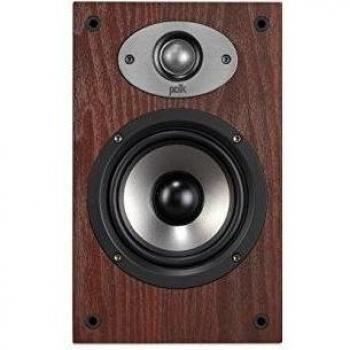 Polk Audio TSX110 - Par de altavoz de estantería de 2 vías, 20-100 W, marrón