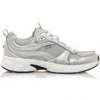 Mustang Zapatillas Daddy Mujer Plateadas con Cierre de Cordones y Puntera Redonda