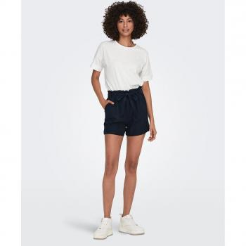 Shorts de lino para mujer con cinturón y tiro alto - Modelo JDY 15225921