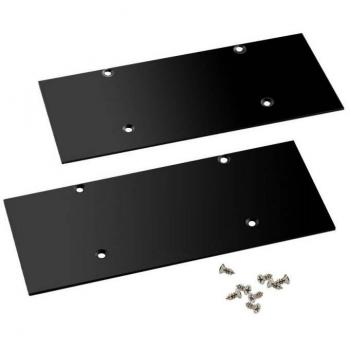 LEDBOX Tapas para perfil NewWALL, negro - Accesorios de montaje para perfiles de aluminio, compatibles con tiras LED
