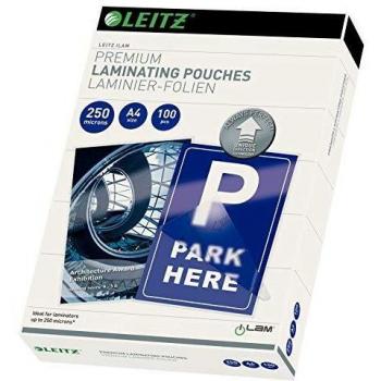 LEITZ 74840000 - Bolsas de plastificación con tecnología UDT A4 216x303 mm