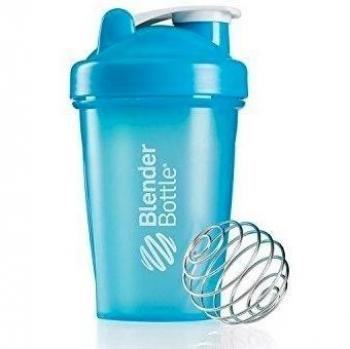 BlenderBottle Classic - Botella de agua y mezcladora, color turquesa, 590 ml