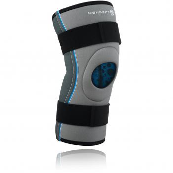 Rehband Knee - Botiquín de primeros auxilios de deporte para hombre, tamaño S, color gris