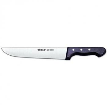 Arcos Serie Atlantico, Cuchillo Carnicero, Hoja de Acero Inoxidable de 250 mm, Mango de madera Palisandro color Marrón