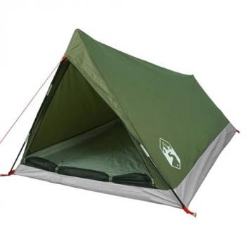 Tienda de campaña impermeable verde oliva para 2 personas