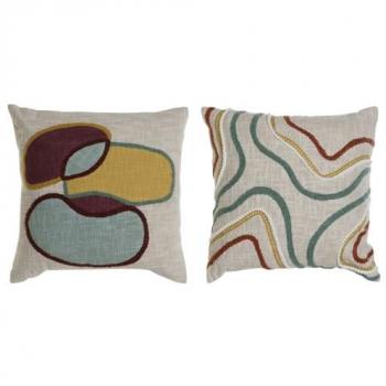 Cojín Home ESPRIT Multicolor 45 x 15 x 45 cm (2 Unidades)