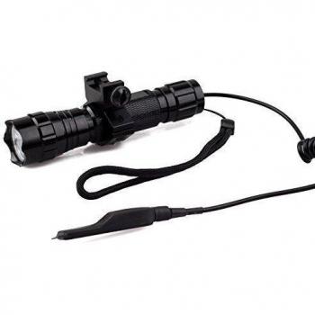 L'lysColors L-S1 del Cree T6 LED 1000LM linterna táctica Luz Con monte y el interruptor de presión Para Pica Tinny Quad Rail Rifle / Escopeta