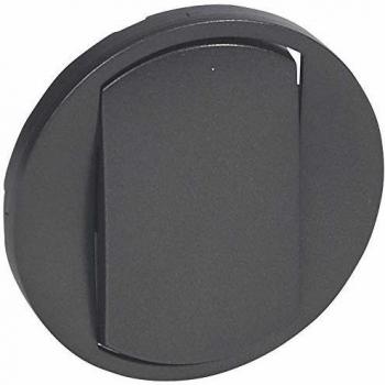 Enjoliveur Simple Graphite Céliane Legrand 067901 - Para Interruptor, Poussoir y Va-et-Vient