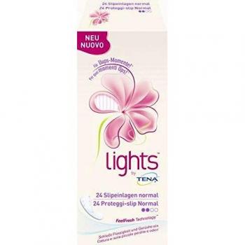 Salvaslip Tena Lights Normal para Control de Vejiga, 24 Unidades